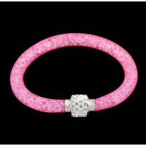 Браслет Stardust Swarovski розовый