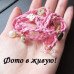 Розовый браслет-микс Подвески Juicy Couture