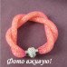 Браслет Stardust Swarovski двойной розовый