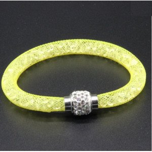Браслет Stardust Swarovski желтый