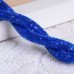 Браслет Stardust Swarovski двойной сине-синий блеск