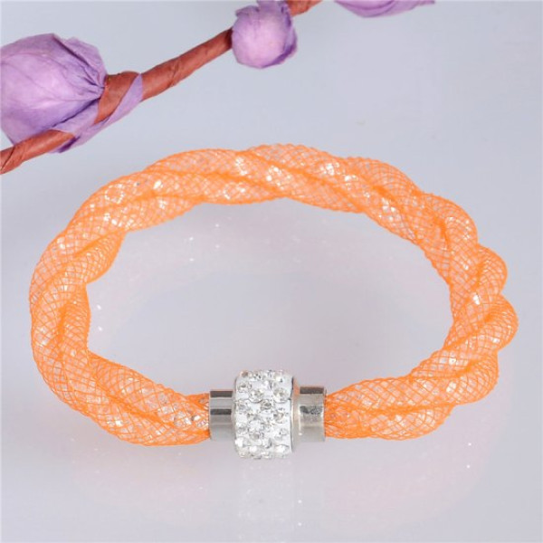 Браслет Stardust Swarovski двойной оранж