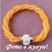 Браслет Stardust Swarovski двойной оранж