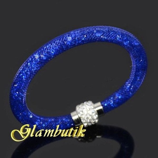 Браслет Stardust Swarovski тёмно-синий