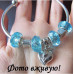 Pandora браслет Сердце с цветком
