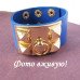 Браслет Эксклюзив Hermes синий – 10-014