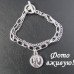 Браслет цепь с монетой – 4093