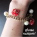 Браслет Красные маки – 4922