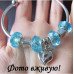 Pandora браслет Сердце с цветком