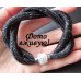 Браслет Stardust Swarovski двойной черный блеск