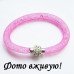 Браслет Stardust Swarovski малиновый