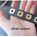 Черный кожаный браслет Квадраты – 10-867