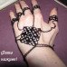 Браслет с кольцами на цепях – 10-774