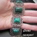 Винтажный малахитовый браслет – 10-860