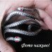 Серебристый браслет змея – 10-875