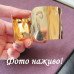 Широкий браслет-скоба Мятая пластина – 1229