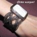 Широкий браслет прямоугольный перламутр – 2247