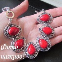 Кораловий браслет Ясміна 