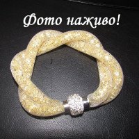 Браслет Stardust подвійний жовтий