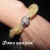 Браслет Stardust двойной желтый – 8221
