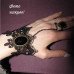 Кружевной браслет-слейв с кольцом – 1591