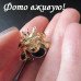 Красная брошь Божья коровка