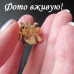 Желтая брошь Божья коровка