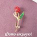 Брошь Цветок тюльпана