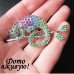 Красивая брошь Хамелеон