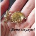 Брошь Ежик с ромашкой
