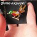 Цветная брошь птица