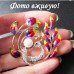 Цветная брошь Жар Птица