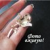 Красная брошь Цветок роза