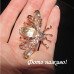 Романтичний стиль брошка Комаха – 10-890