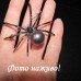 Чорна брошка Павук - 1169