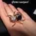 Брошка фиолетовая Жук Скарабей – 1414