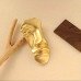 Брошь лицо, маска золотистая – 2737