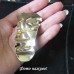 Брошь лицо, маска золотистая – 2737