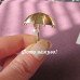 Брошь зонтик с подвеской-бусиной – 2802-1