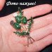Зеленая брошь Букет – 5104