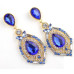 Серьги в стиле Dior Синяя роскошь