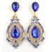 Серьги в стиле Dior Синяя роскошь