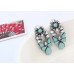 Бирюзовые серьги Vintage romance – Glambutik
