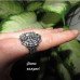 Кольцо массивное перстень паутина и паук, рок, панк – 2317