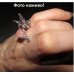 Каблучка фея з рожевою намистиною – 3060-1