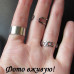 Набор колец Стильное Трио