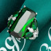Изумрудное кольцо с крупным камнем – 5569