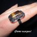 Прямоугольное кольцо с тигровым глазом – 1015