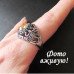Кольцо Скорпион с кристаллом – 4622