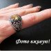 Кольцо Скорпион с кристаллом – 4622